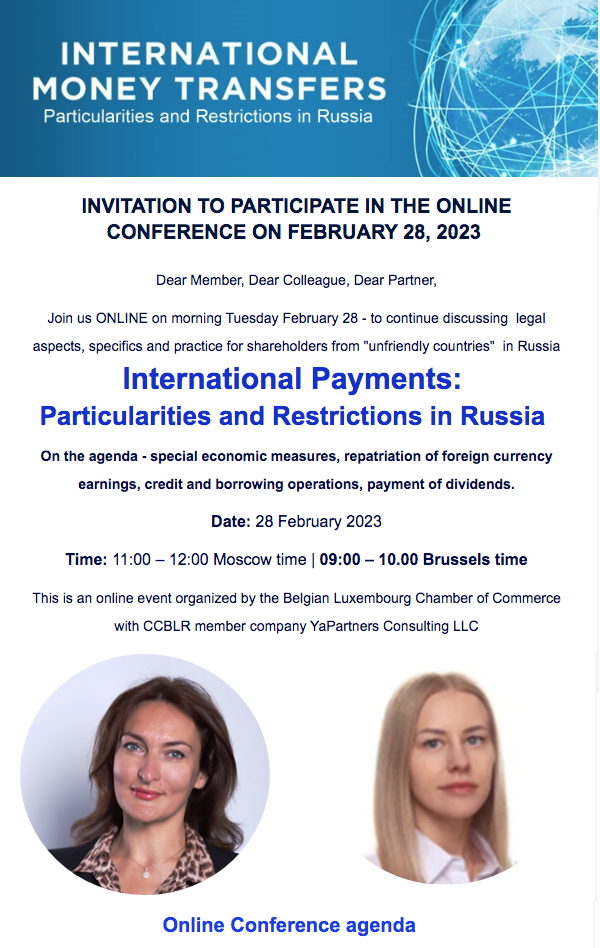 International Payments : Particularities and Restrictions in Russia.